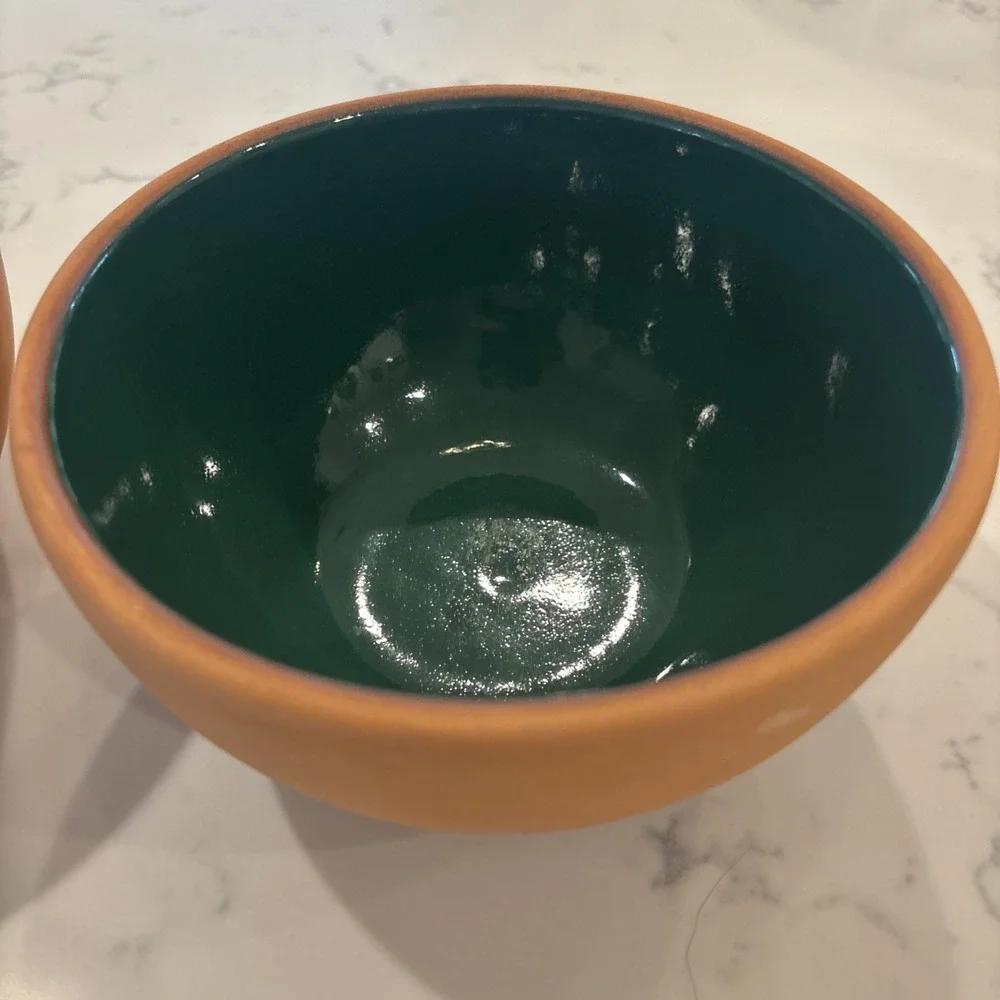 ROMERTOPF Pottery Terra Rosa Reco Glazed‎ Green Clay 5
